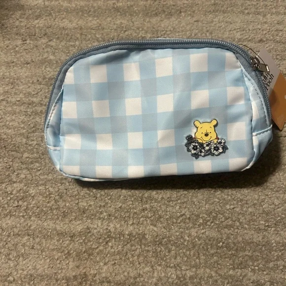 Disney Light Blue Checkered Winnie the Pooh Women’s Belt Bag - Picture 5 of 10